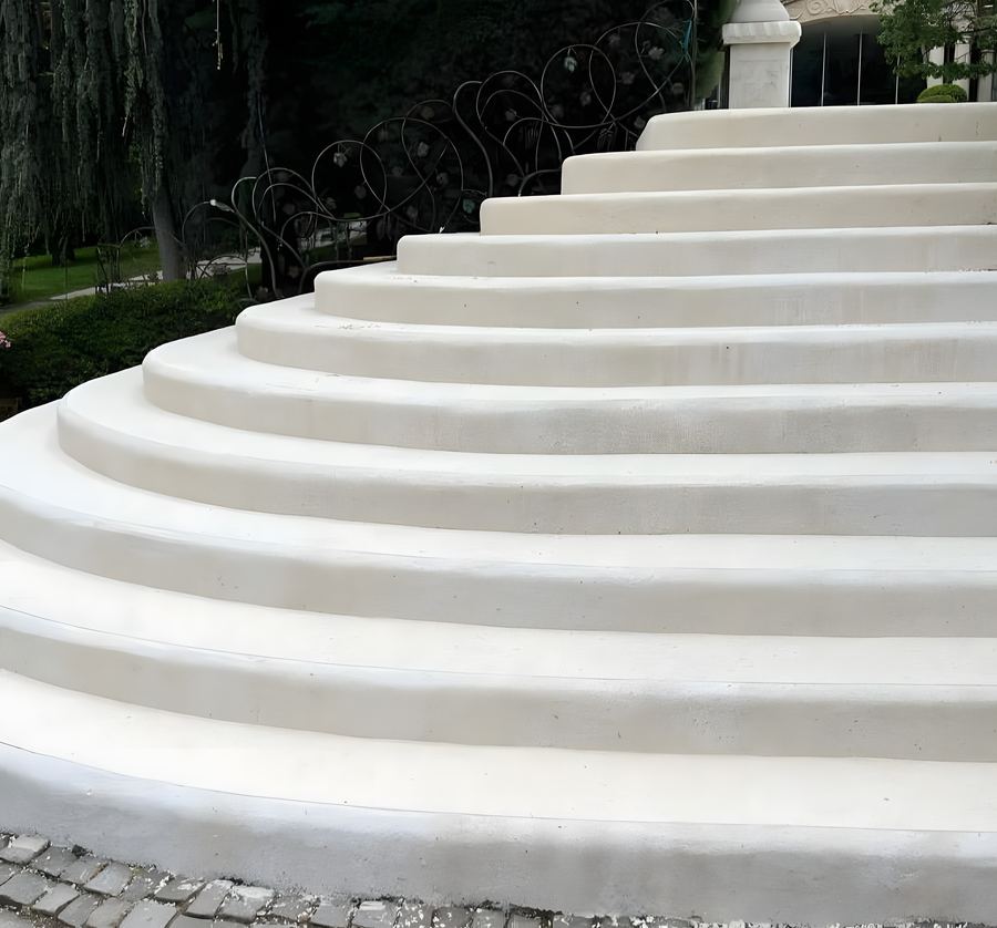 Stone carpet kaplamalı merdivenler